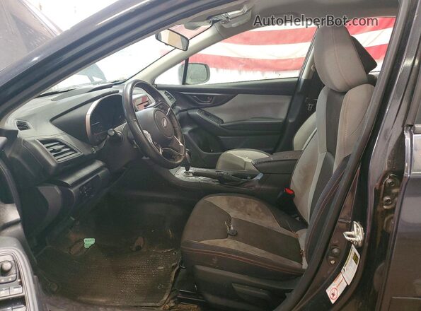 JF2GTADC0JH247622 2018 SUBARU CROSSTREK Угольный Вид салона спереди