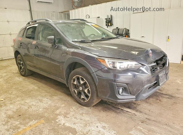 JF2GTADC0JH247622 2018 SUBARU CROSSTREK Угольный Передняя правая четверть