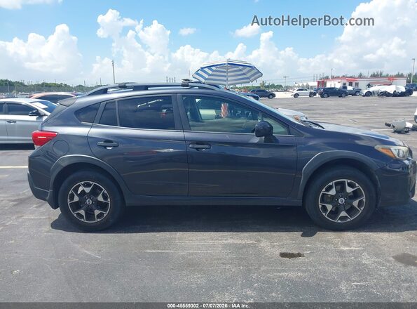JF2GTADC0JH288493 2018 SUBARU CROSSTREK Gray უკანა სალონის ხედი