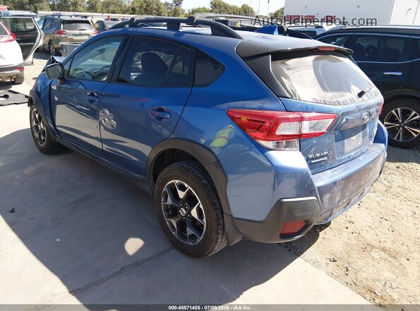 JF2GTADC1JH298420 2018 SUBARU CROSSTREK Blue Հետևի ձախ