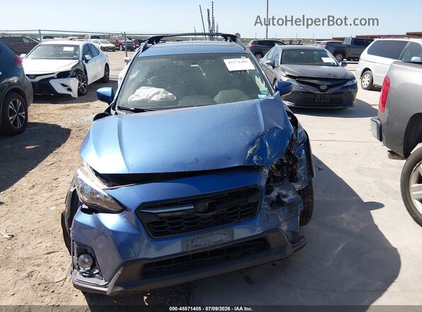 JF2GTADC1JH298420 2018 SUBARU CROSSTREK Blue Սարքավորումների վահանակի տեսք