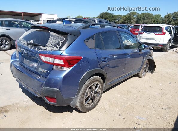 JF2GTADC1JH298420 2018 SUBARU CROSSTREK Blue Հետևի աջ