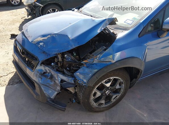 JF2GTADC1JH298420 2018 SUBARU CROSSTREK Blue Դիմացի տեսք