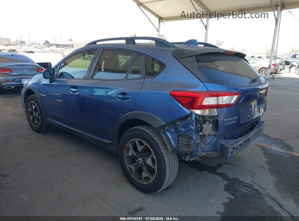 JF2GTADC2J8281299 2018 SUBARU CROSSTREK Blue Rear left