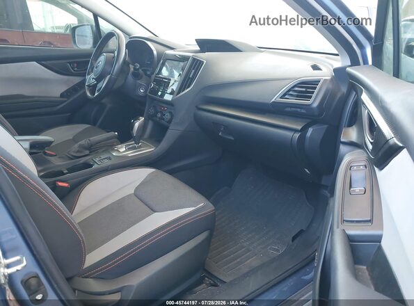 JF2GTADC2J8281299 2018 SUBARU CROSSTREK Blue Front interior view