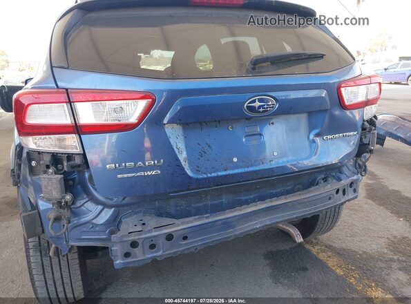 JF2GTADC2J8281299 2018 SUBARU CROSSTREK Blue Front view