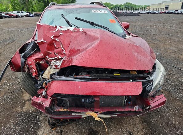 JF2GTADC2K8219676 2019 SUBARU CROSSTREK Maroon Widok wnętrza z tyłu