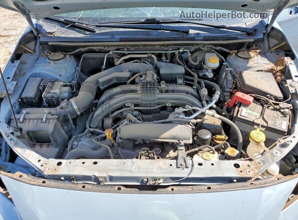 JF2GTADC3JH313340 2018 SUBARU CROSSTREK Gray Vista del compartimento del motor