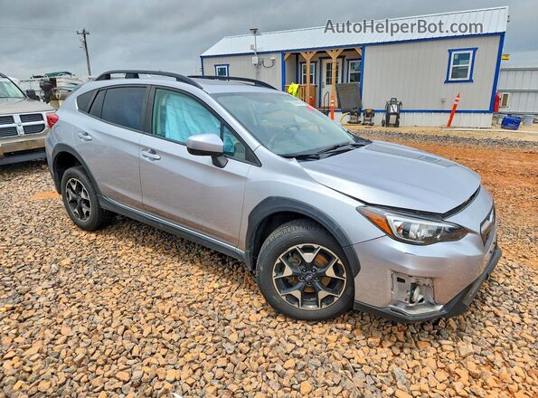 JF2GTADC3KH244358 2019 SUBARU CROSSTREK Silver Delantero derecho