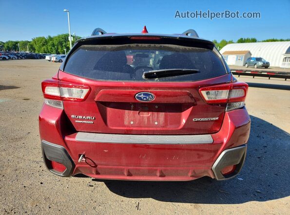 JF2GTADC4J8203624 2018 SUBARU CROSSTREK Red უკანა ხედი