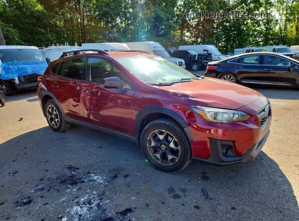 JF2GTADC4J8203624 2018 SUBARU CROSSTREK Red წინა მარჯვენა
