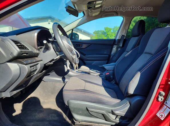 JF2GTADC4J8203624 2018 SUBARU CROSSTREK Red წინა სალონის ხედი
