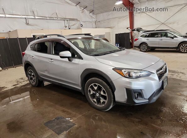 JF2GTADC4JH298881 2018 SUBARU CROSSTREK Серебряный Передняя правая четверть