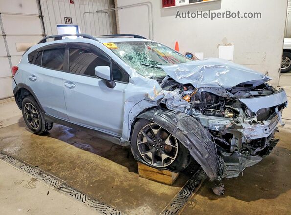JF2GTADC4JH301374 2018 SUBARU CROSSTREK Blue Передня права чверть