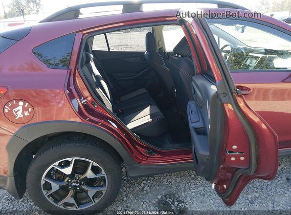 JF2GTADC4KH232977 2019 SUBARU CROSSTREK Red Widok naklejki z numerem VIN