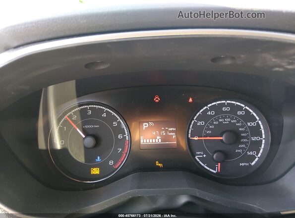 JF2GTADC4KH232977 2019 SUBARU CROSSTREK Red Widok tylnych siedzeń