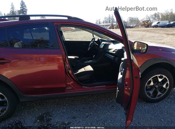 JF2GTADC4KH232977 2019 SUBARU CROSSTREK Red Widok wnętrza z przodu