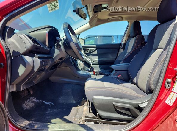 JF2GTADC5K8222992 2019 SUBARU CROSSTREK Red Widok wnętrza z przodu
