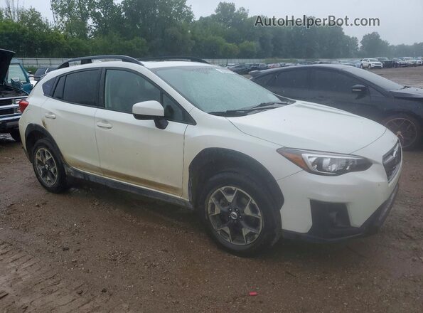 JF2GTADC6J8257376 2018 SUBARU CROSSTREK Белый Передняя правая четверть