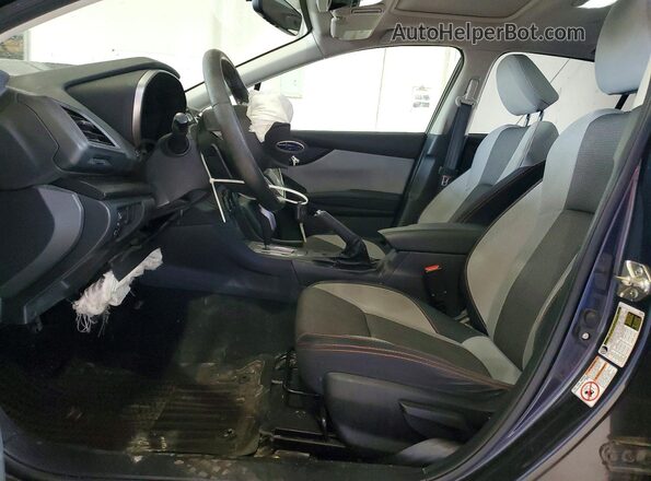 JF2GTADC6K8209541 2019 SUBARU CROSSTREK Black Вид салону спереду