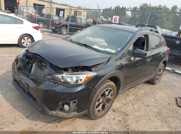 JF2GTADC6K8396747 2019 SUBARU CROSSTREK Black Передня ліва чверть