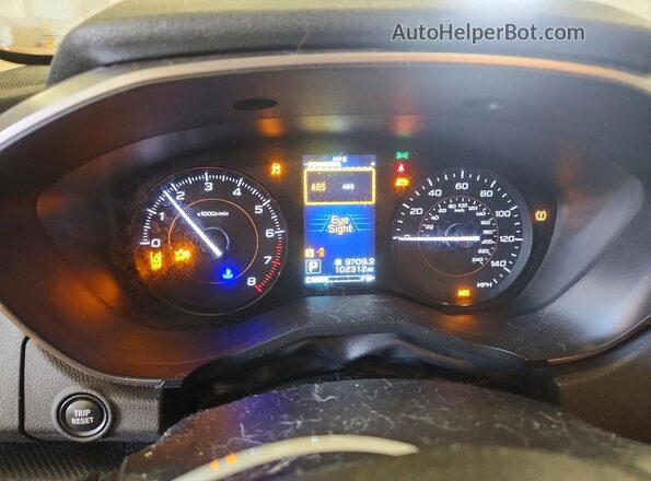JF2GTADC9J8279260 2018 SUBARU CROSSTREK Orange Instrument cluster view