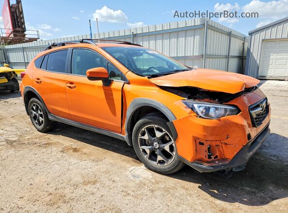 JF2GTADC9JH229233 2018 SUBARU CROSSTREK Оранжевый Передняя правая четверть