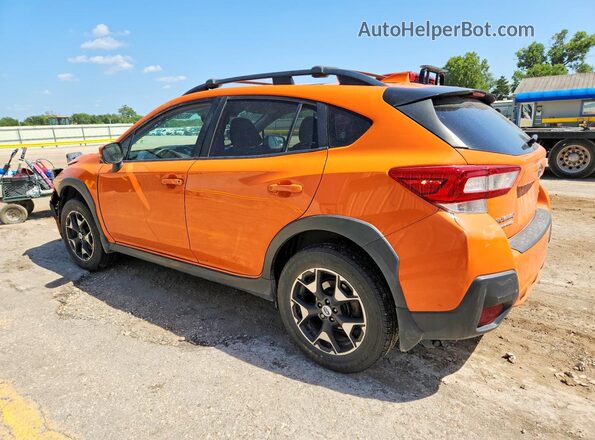 JF2GTADC9JH229233 2018 SUBARU CROSSTREK Оранжевый Задняя левая четверть