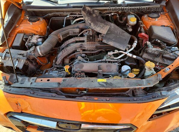 JF2GTADC9JH229233 2018 SUBARU CROSSTREK Оранжевый Вид задней части салона