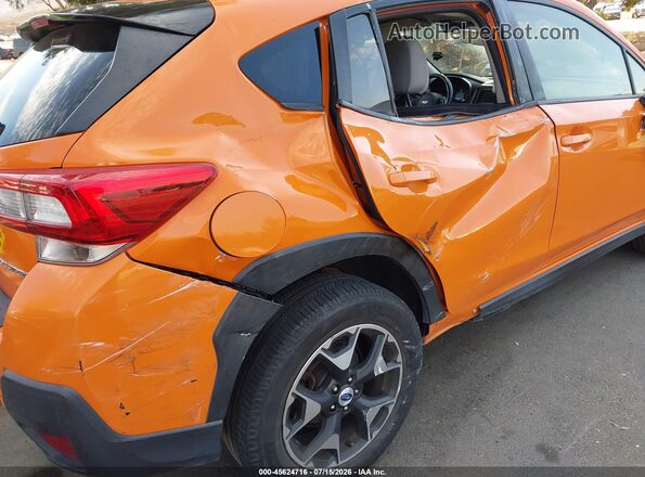 JF2GTADC9JH234481 2018 SUBARU CROSSTREK Orange Vista frontal