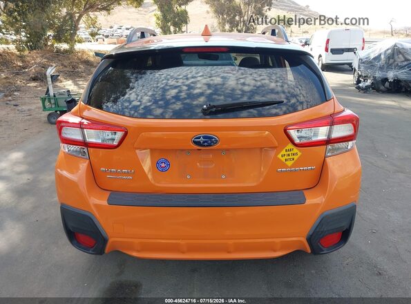 JF2GTADC9JH234481 2018 SUBARU CROSSTREK Orange 
