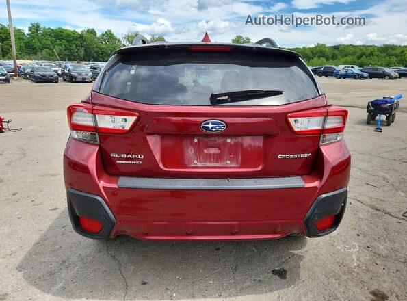 JF2GTADC9K8355139 2019 SUBARU CROSSTREK Red უკანა ხედი