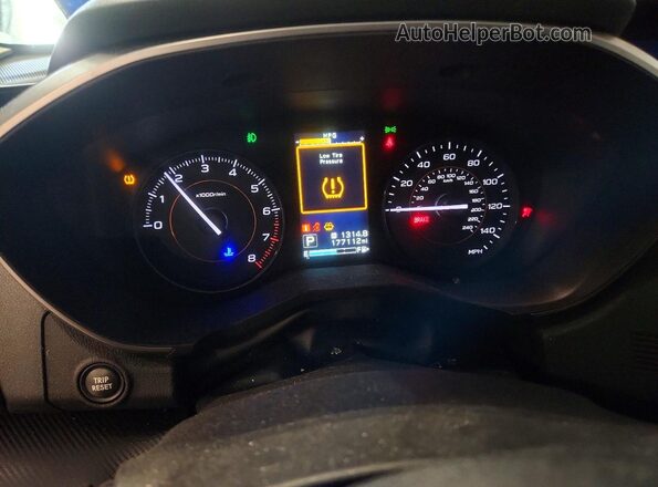 JF2GTAEC0K8301033 2019 SUBARU CROSSTREK White Vista del cuadro de instrumentos