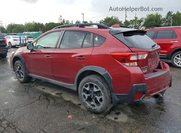 JF2GTAEC0KH209422 2019 SUBARU CROSSTREK Maroon Задня ліва чверть