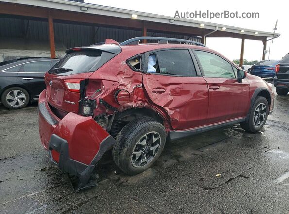 JF2GTAEC0KH209422 2019 SUBARU CROSSTREK Maroon Задня права чверть