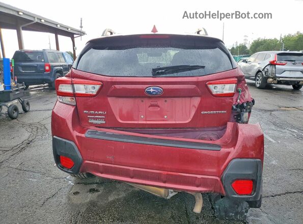 JF2GTAEC0KH209422 2019 SUBARU CROSSTREK Maroon Вид ззаду