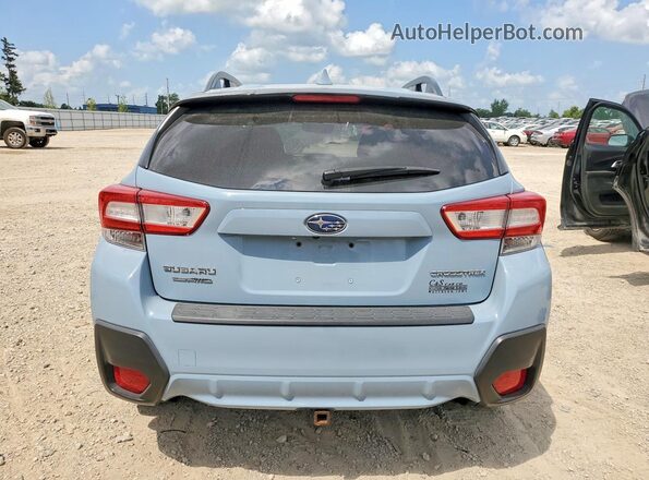 JF2GTAEC0KH259799 2019 SUBARU CROSSTREK Blue Widok z tyłu