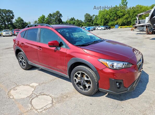 JF2GTAEC0KH352046 2019 SUBARU CROSSTREK Красный Передняя правая четверть