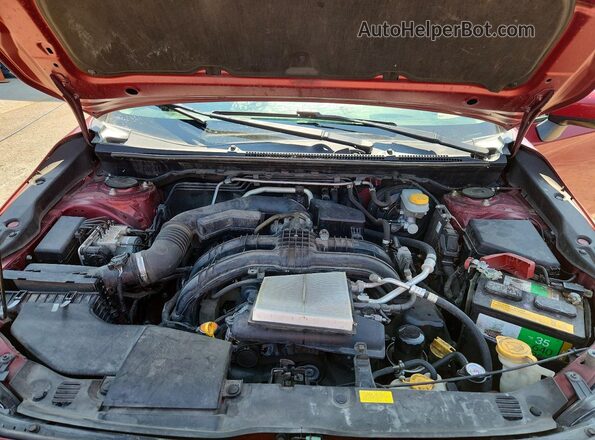 JF2GTAEC0KH352046 2019 SUBARU CROSSTREK Красный Вид подкапотного пространства