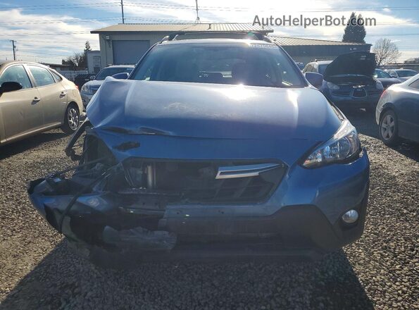 JF2GTAEC0MH302931 2021 SUBARU CROSSTREK Blue Widok z przodu