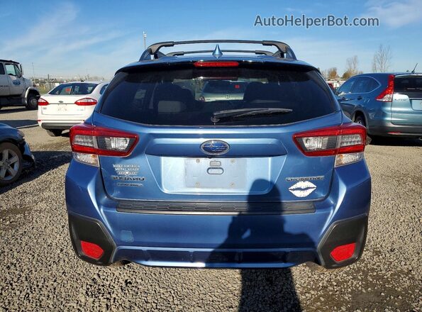 JF2GTAEC0MH302931 2021 SUBARU CROSSTREK Blue Widok z tyłu