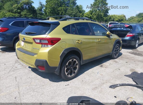 JF2GTAEC0MH327103 2021 SUBARU CROSSTREK Green Հետևի աջ