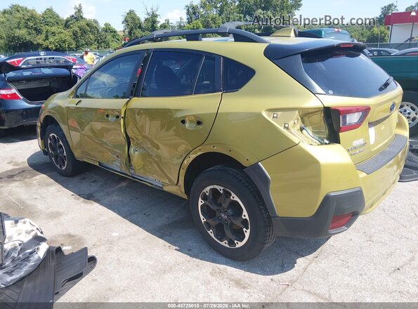 JF2GTAEC0MH327103 2021 SUBARU CROSSTREK Green Հետևի ձախ