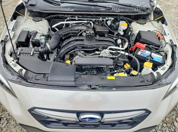 JF2GTAEC0N8216097 2022 SUBARU CROSSTREK White Engine compartment view