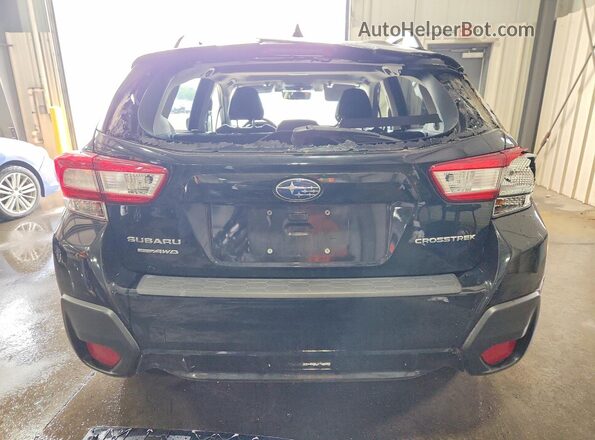 JF2GTAEC1K8387713 2019 SUBARU CROSSTREK Black Вид ззаду