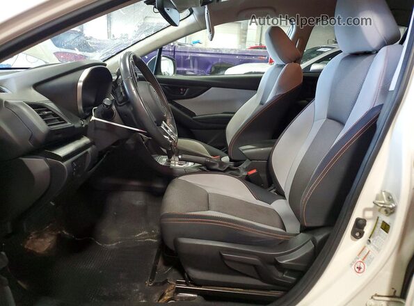 JF2GTAEC1K8395813 2019 SUBARU CROSSTREK White Widok wnętrza z przodu