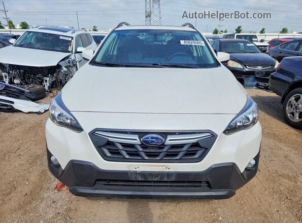 JF2GTAEC1N8201205 2022 SUBARU CROSSTREK White წინა ხედი