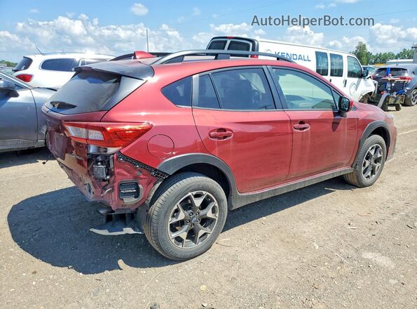JF2GTAEC2KH393942 2019 SUBARU CROSSTREK Burgundy Հետևի աջ