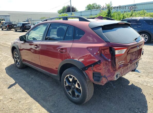 JF2GTAEC2KH393942 2019 SUBARU CROSSTREK Burgundy Հետևի ձախ
