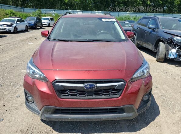 JF2GTAEC2KH393942 2019 SUBARU CROSSTREK Burgundy Դիմացի տեսք